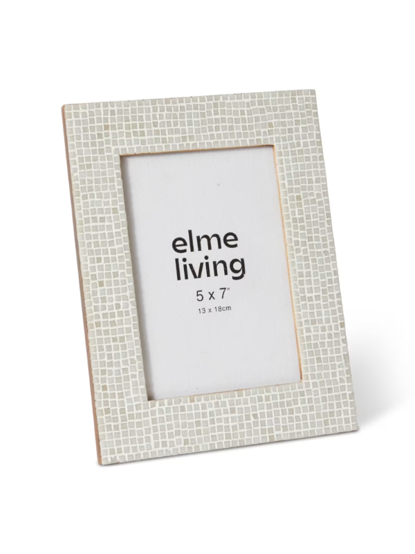 Elme Living Cambria Picture Frame White 5x7