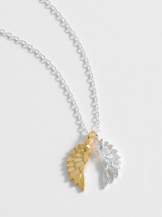 Estella Bartlett Wings Necklace Silver