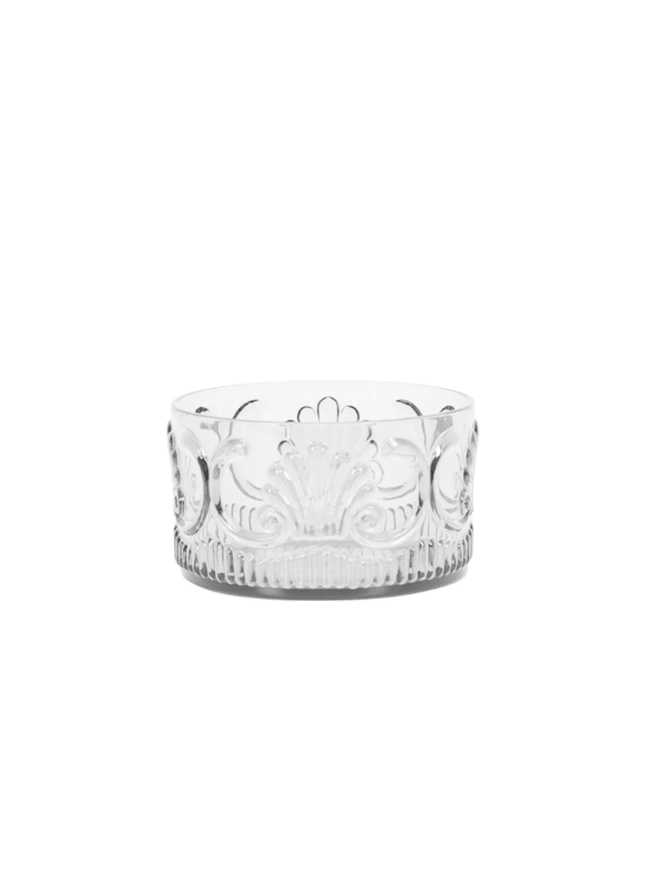 Flair Gifts Acrylic Scallop Snack Bowl Clear