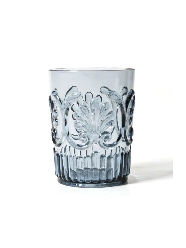 Flair Gifts Acrylic Scallop Tumbler Blue