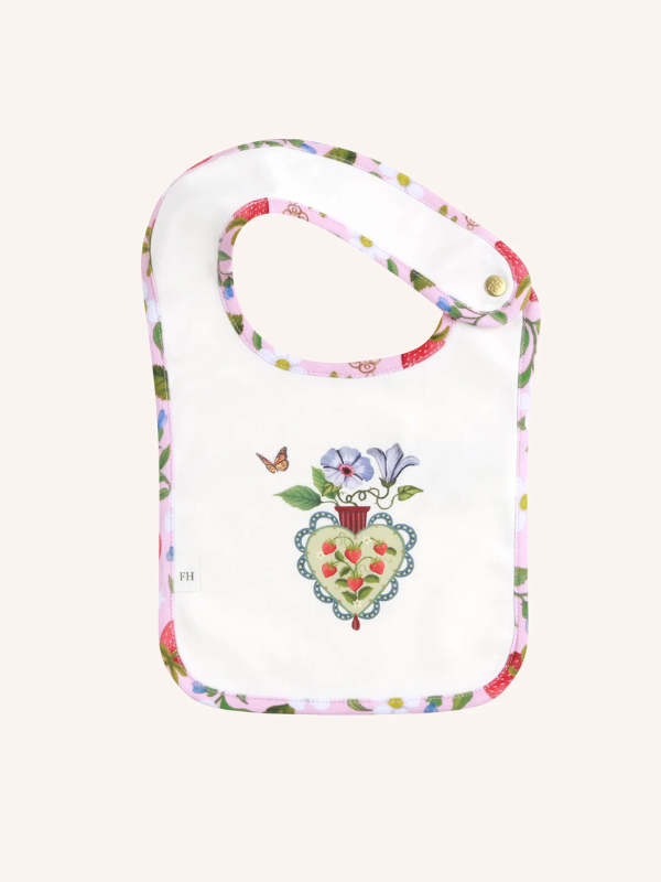Fleur Harris Dandy Duo Bib Set Hearts Floral