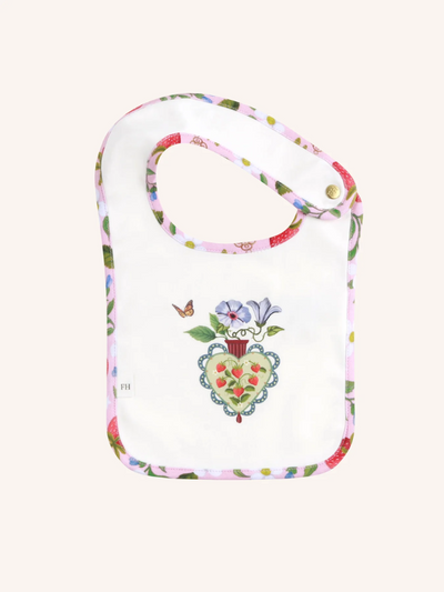 Fleur Harris Dandy Duo Bib Set Hearts Floral