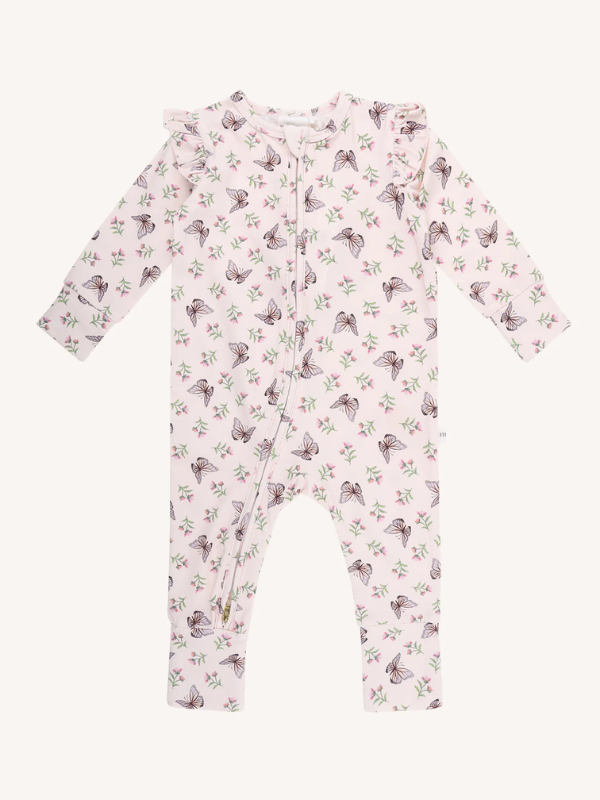 Fleur Harris Precious Frill Coverall Dancing Butterflies
