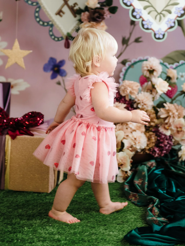 Fleur Harris Tutu Bodysuit Dress Hearts