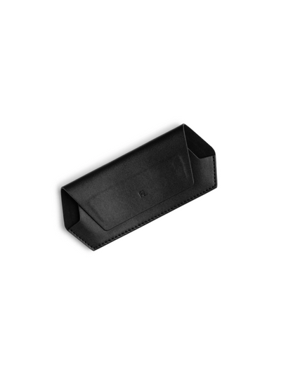 Fox and Leo Glasses Case Black (back)