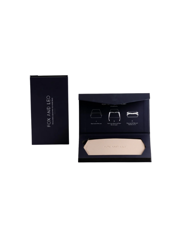 Fox and Leo Glasses Case Blush