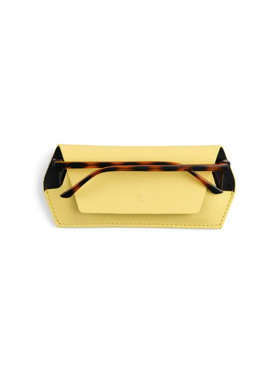 Fox and Leo Glasses Case Yellow