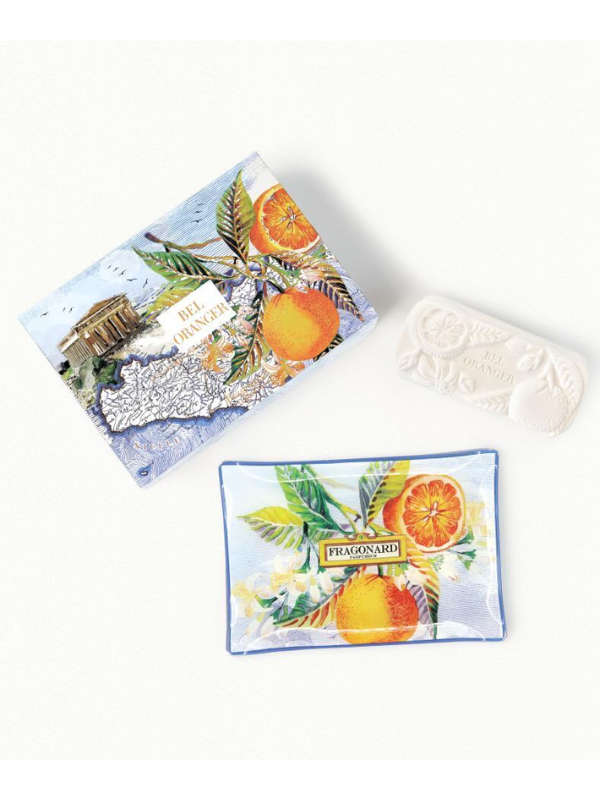 Fragonard Parfumeur Bel Oranger Soap & Dish Set