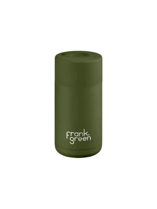 Frank Green Ceramic Reusable Cup Khaki 355ml