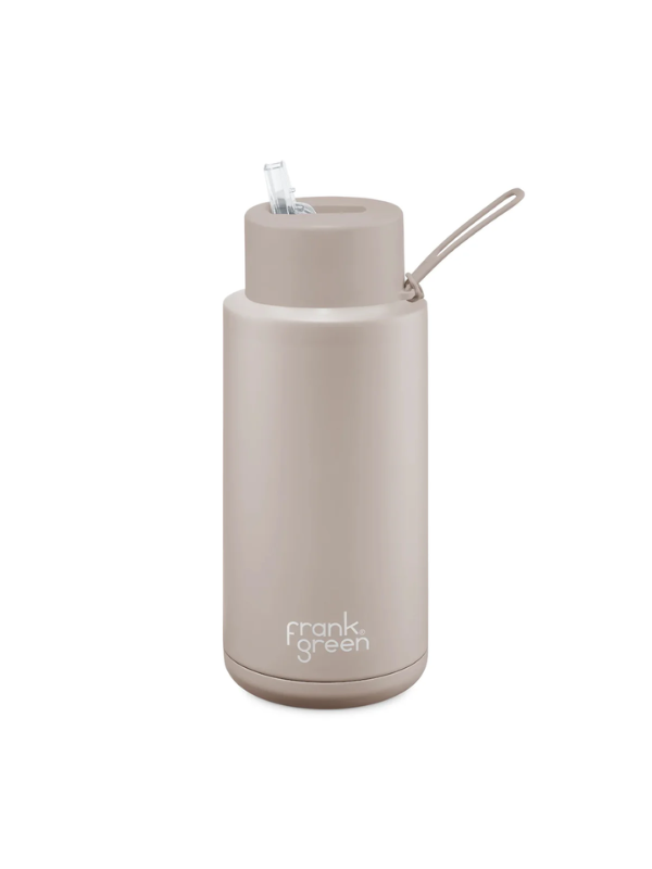 Frank Green Ceramic Reusable Bottle Moon Dust 1L