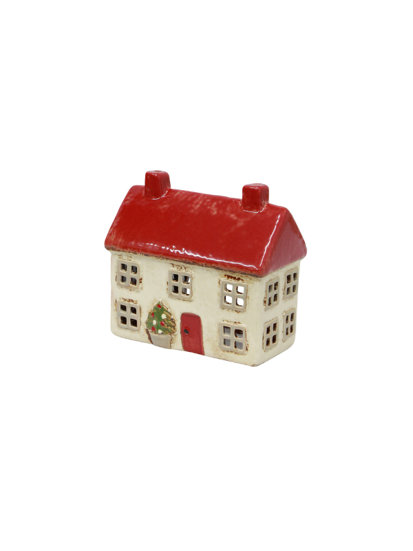 French Country Alsace Tea Light Cottage Christmas Stone