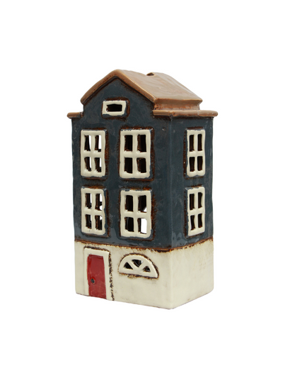 French Country Alsace Tea Light House Nordic Navy