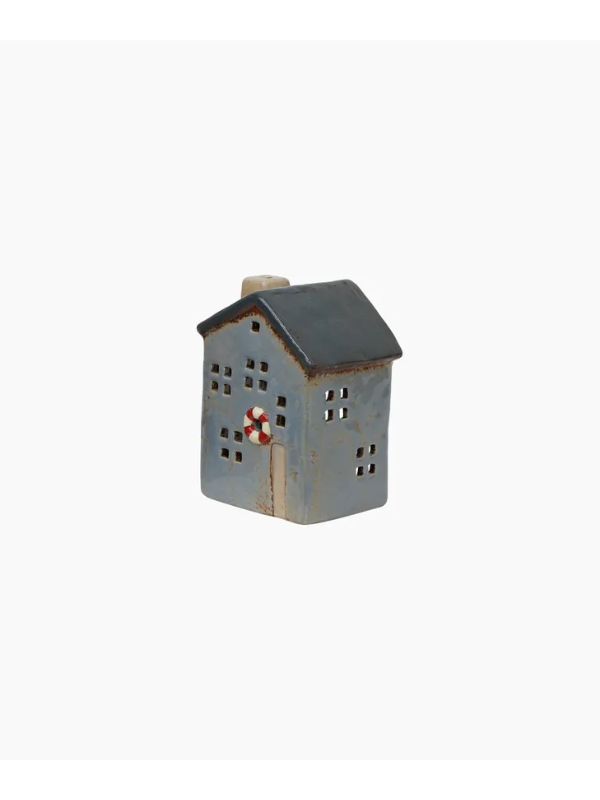 French Country Saint-Malo Tea Light House with Buoy Small