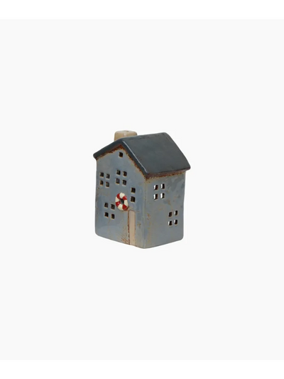 French Country Saint-Malo Tea Light House with Buoy Small