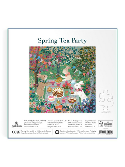 Galison Spring Tea Party Puzzle
