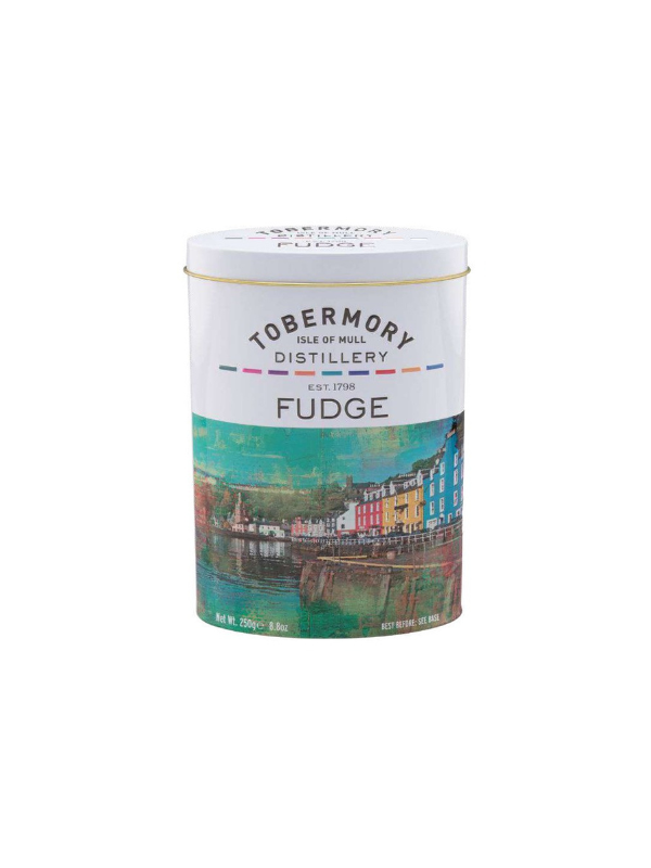 Gardiner's of Scotland Tobermory Malt Whiskey Fudge Tin 250g