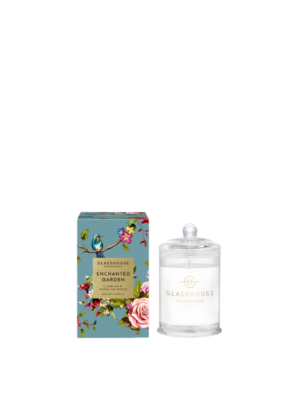 Glasshouse Fragrances Limited Edition Enchanted Garden Candle 60g