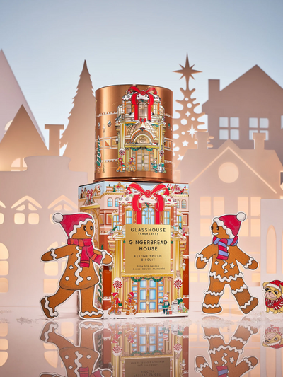Glasshouse Fragrances Limited Edition Gingerbread House Candle 380g