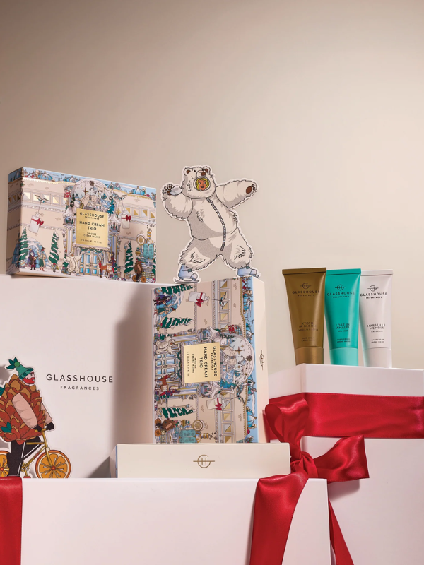 Glasshouse Fragrances Limited Edition Hand Cream Trio Gift Set