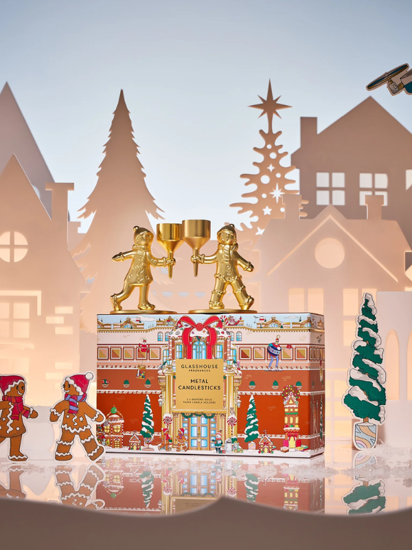 Glasshouse Fragrances Limited Edition Metal Candlestick Holders