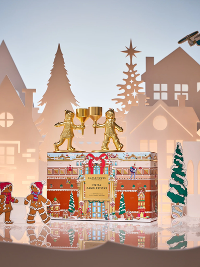 Glasshouse Fragrances Limited Edition Metal Candlestick Holders