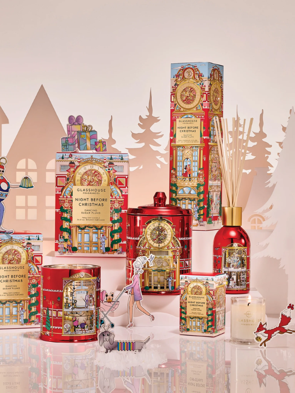 Glasshouse Fragrances Limited Edition Night Before Christmas Candle 60g