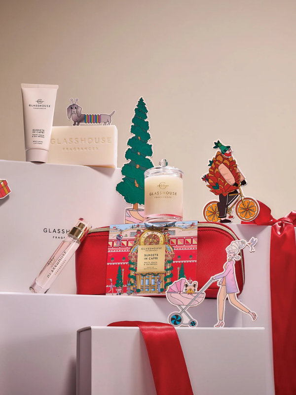 Glasshouse Fragrances Limited Edition Sunsets in Capri Travel Gift Set