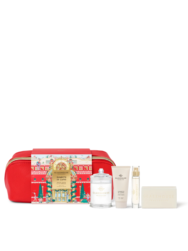 Glasshouse Fragrances Limited Edition Sunsets in Capri Travel Gift Set