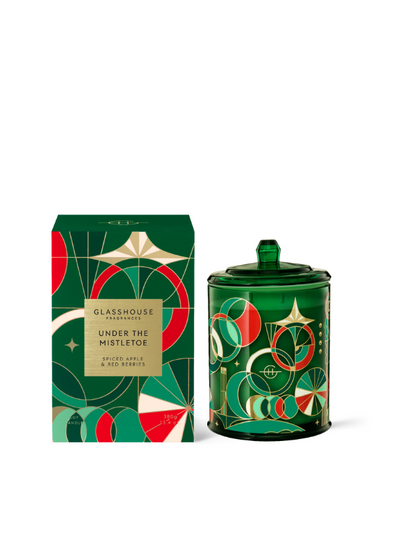 Glasshouse Fragrances Limited Edition Under the Mistletoe Candle 380g