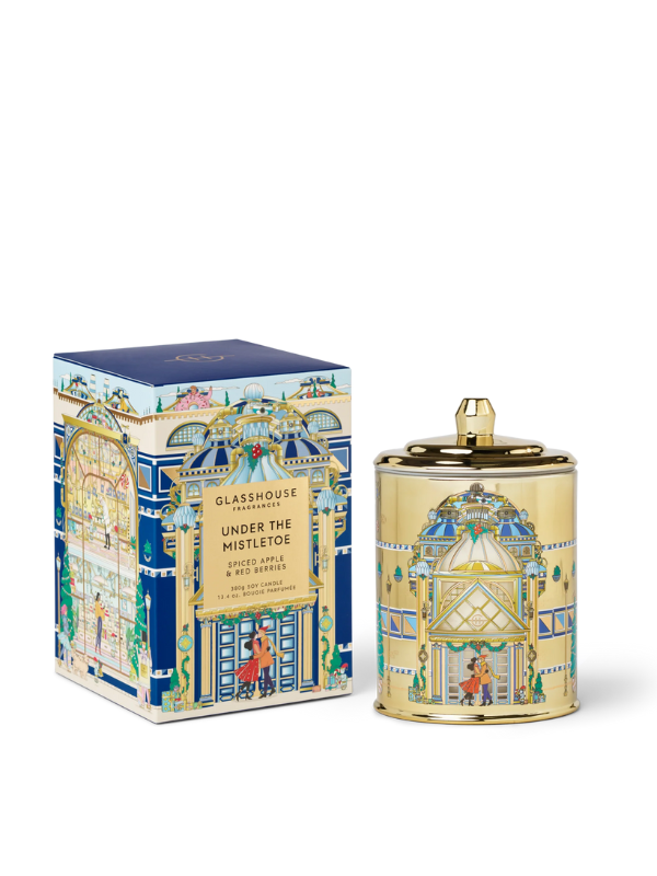 Glasshouse Fragrances Limited Edition Under the Mistletoe Candle 380g