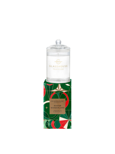 Glasshouse Fragrances Limited Edition Winter Wonderland Candle 60g (front)