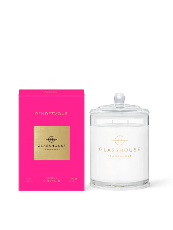 Glasshouse Fragrances Rendezvous Candle 380g