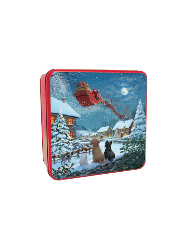 Grandma Wild's Dog's on Santa Watch Tin 160g