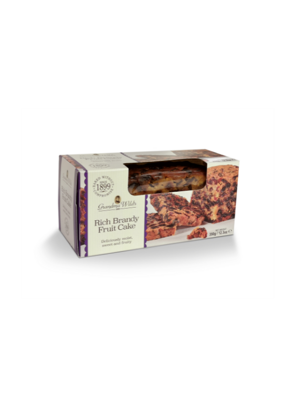 Grandma Wild's Rich Brandy Fruit Cake 350g