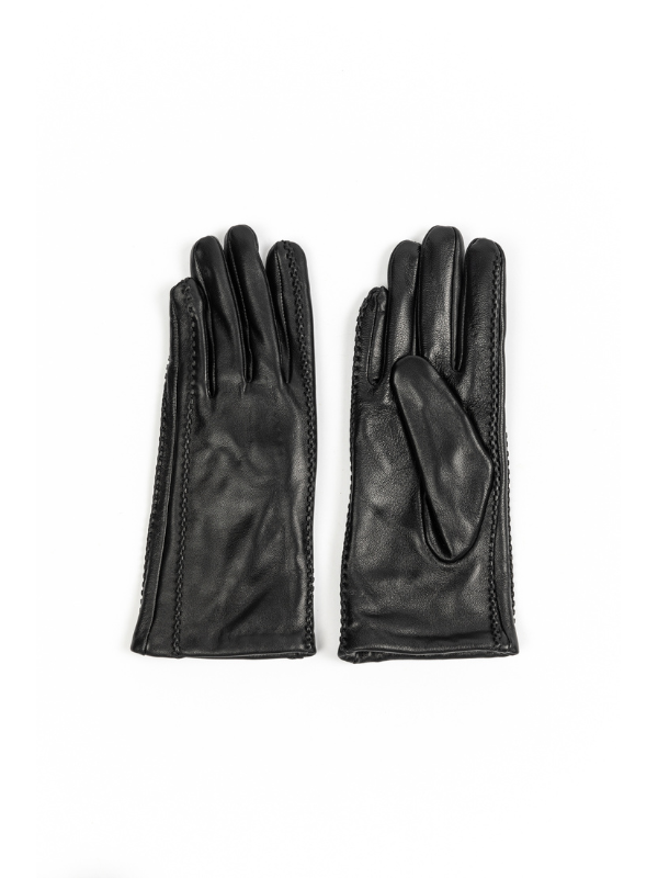 Holiday Trading Faulkner Gloves Black Flat Lay