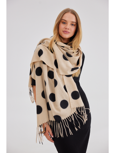 Holiday Trading Ladro Scarf Creme Front