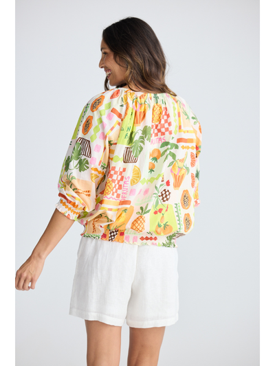 Holiday Trading Seaside Top Tropical Fiesta Back