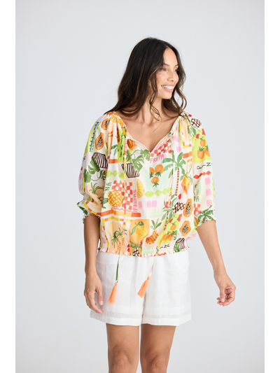Holiday Trading Seaside Top Tropical Fiesta Side