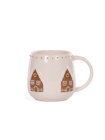 Holly & Ivy Gingerbread House Mug