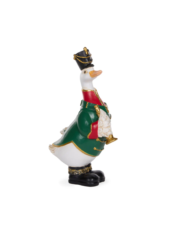 Holly & Ivy Regal Duck with Trumpet