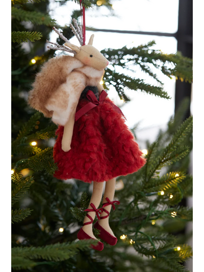 Holly & Ivy Rosalie Deer Hanging Ornament