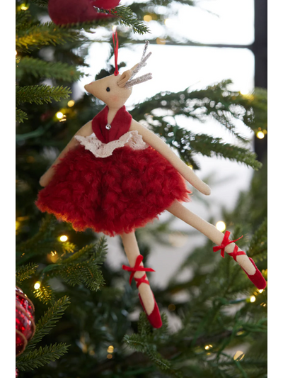 Holly & Ivy Rosemary Deer Hanging Ornament