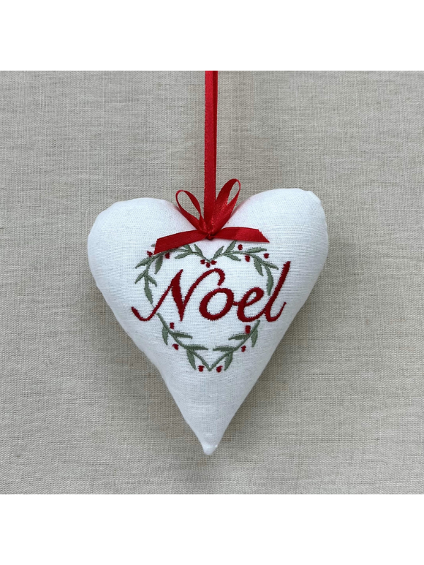 Home & Abroad Noel Heart Hanging Ornament