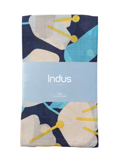 Indus Design Silk Scarf Tulip (package)