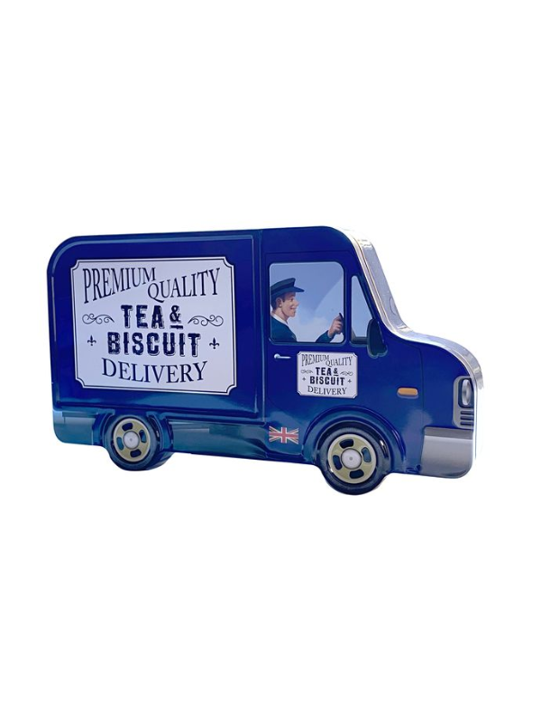 Infinity Brands Tea & Biscuits in Delivery Van Tin 200g