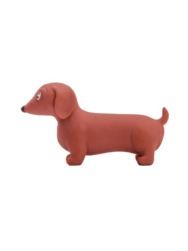 IS GIFT Stretchy Sausage Dog Dark Brown