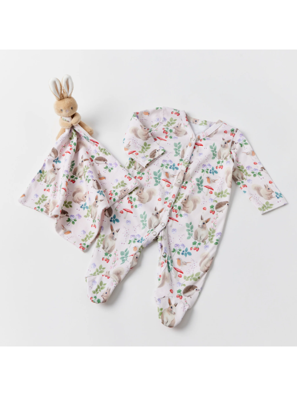 Jiggle & Giggle Enchanted Jersey Romper & Comforter Set