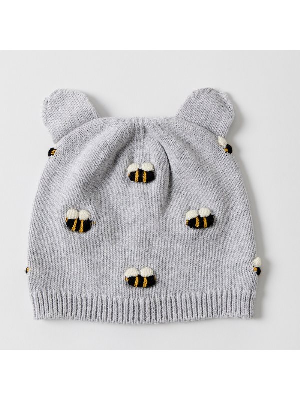 Jiggle & Giggle Honey Bee Knit Beanie