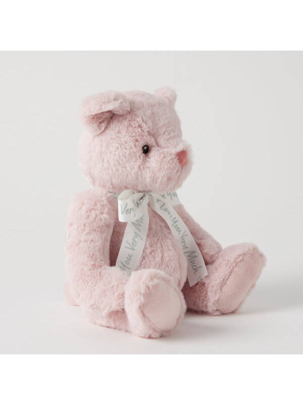 Jiggle & Giggle I Love You Very Much Bear Plush Pink