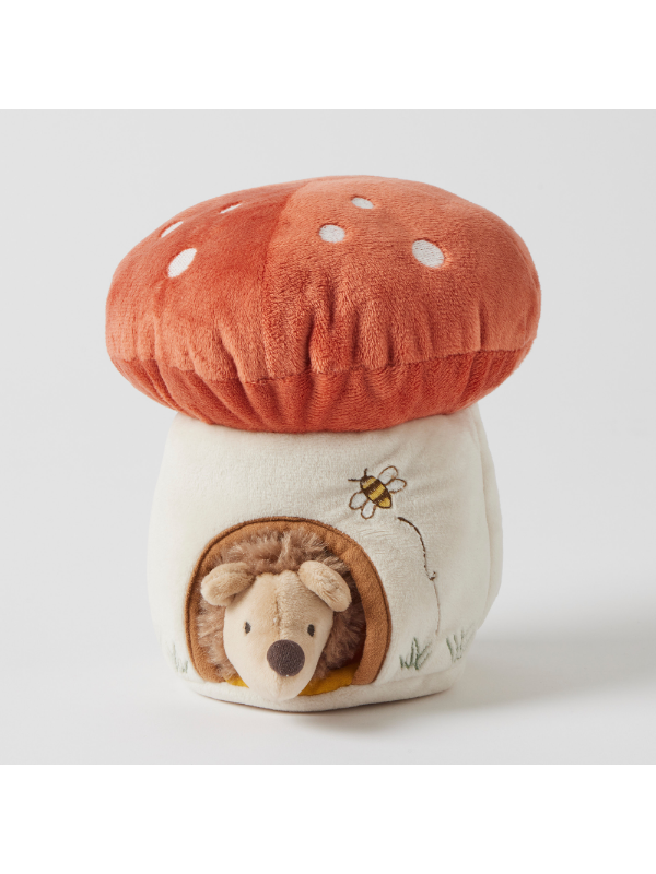 Jiggle & Giggle Mushroom House With Hedgehog Plush Toy